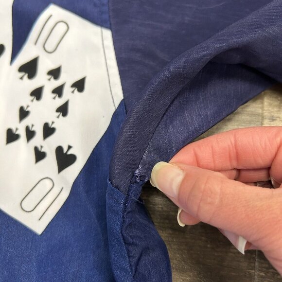 Texas Hold em Button Up Shirt Men Size XL Vintage‎ JET Strtwr AOP Polyester (33) - Picture 8 of 12